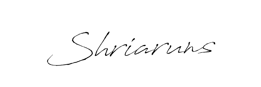 The best way (Antro_Vectra) to make a short signature is to pick only two or three words in your name. The name Shriaruns include a total of six letters. For converting this name. Shriaruns signature style 6 images and pictures png