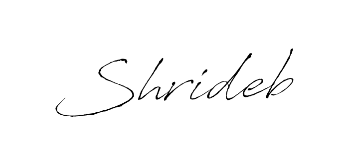 Make a beautiful signature design for name Shrideb. Use this online signature maker to create a handwritten signature for free. Shrideb signature style 6 images and pictures png