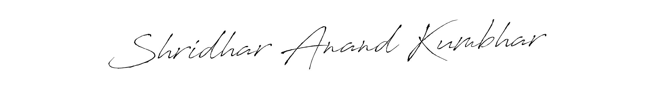 How to make Shridhar Anand Kumbhar signature? Antro_Vectra is a professional autograph style. Create handwritten signature for Shridhar Anand Kumbhar name. Shridhar Anand Kumbhar signature style 6 images and pictures png