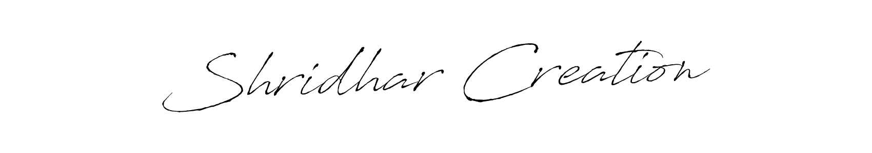 Also we have Shridhar Creation name is the best signature style. Create professional handwritten signature collection using Antro_Vectra autograph style. Shridhar Creation signature style 6 images and pictures png