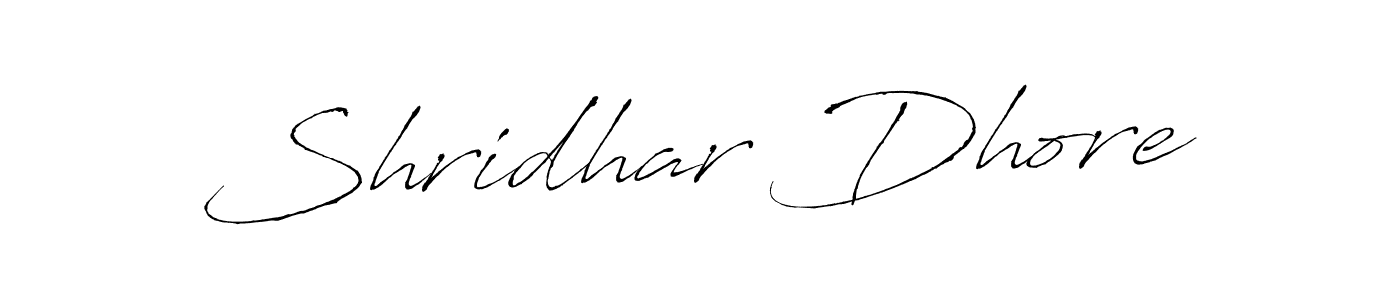 You should practise on your own different ways (Antro_Vectra) to write your name (Shridhar Dhore) in signature. don't let someone else do it for you. Shridhar Dhore signature style 6 images and pictures png