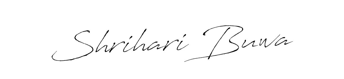 if you are searching for the best signature style for your name Shrihari Buwa. so please give up your signature search. here we have designed multiple signature styles  using Antro_Vectra. Shrihari Buwa signature style 6 images and pictures png