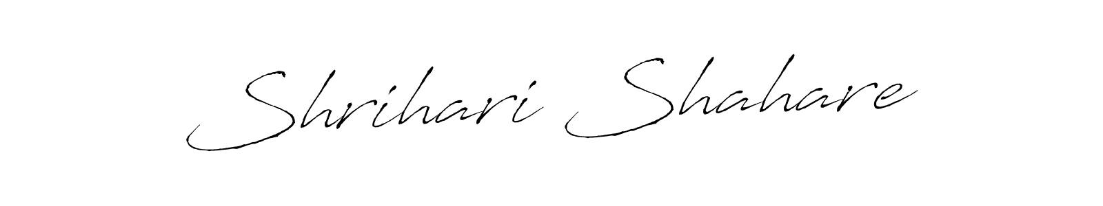 Shrihari Shahare stylish signature style. Best Handwritten Sign (Antro_Vectra) for my name. Handwritten Signature Collection Ideas for my name Shrihari Shahare. Shrihari Shahare signature style 6 images and pictures png