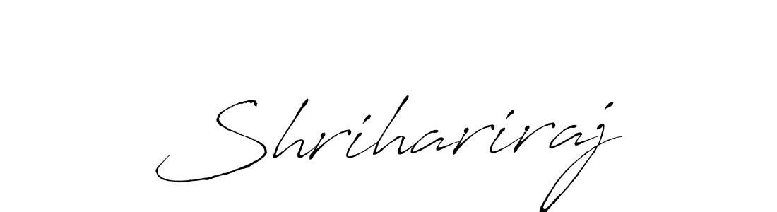 Design your own signature with our free online signature maker. With this signature software, you can create a handwritten (Antro_Vectra) signature for name Shrihariraj. Shrihariraj signature style 6 images and pictures png