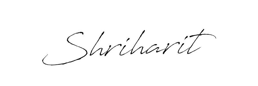 Design your own signature with our free online signature maker. With this signature software, you can create a handwritten (Antro_Vectra) signature for name Shriharit. Shriharit signature style 6 images and pictures png