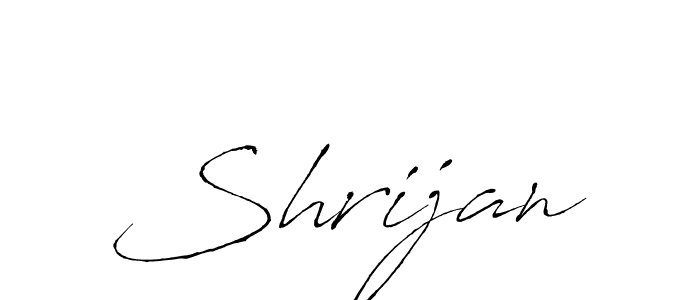 Design your own signature with our free online signature maker. With this signature software, you can create a handwritten (Antro_Vectra) signature for name Shrijan. Shrijan signature style 6 images and pictures png