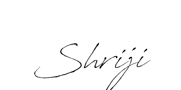 Make a beautiful signature design for name Shriji. With this signature (Antro_Vectra) style, you can create a handwritten signature for free. Shriji signature style 6 images and pictures png