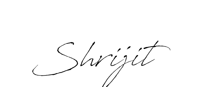 Also we have Shrijit name is the best signature style. Create professional handwritten signature collection using Antro_Vectra autograph style. Shrijit signature style 6 images and pictures png