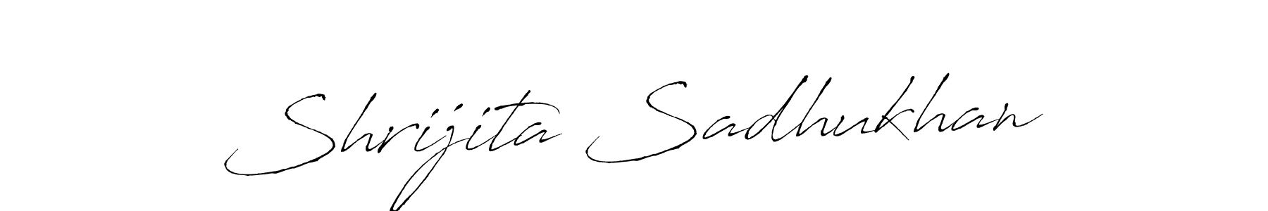 Antro_Vectra is a professional signature style that is perfect for those who want to add a touch of class to their signature. It is also a great choice for those who want to make their signature more unique. Get Shrijita Sadhukhan name to fancy signature for free. Shrijita Sadhukhan signature style 6 images and pictures png