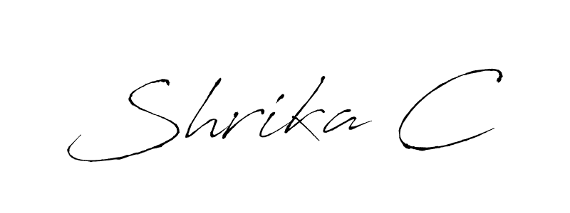 Once you've used our free online signature maker to create your best signature Antro_Vectra style, it's time to enjoy all of the benefits that Shrika C name signing documents. Shrika C signature style 6 images and pictures png