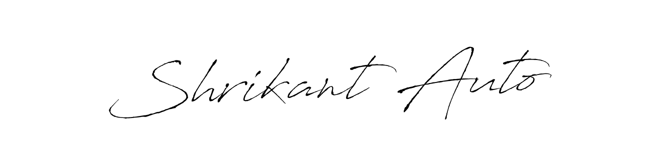 Make a beautiful signature design for name Shrikant Auto. Use this online signature maker to create a handwritten signature for free. Shrikant Auto signature style 6 images and pictures png