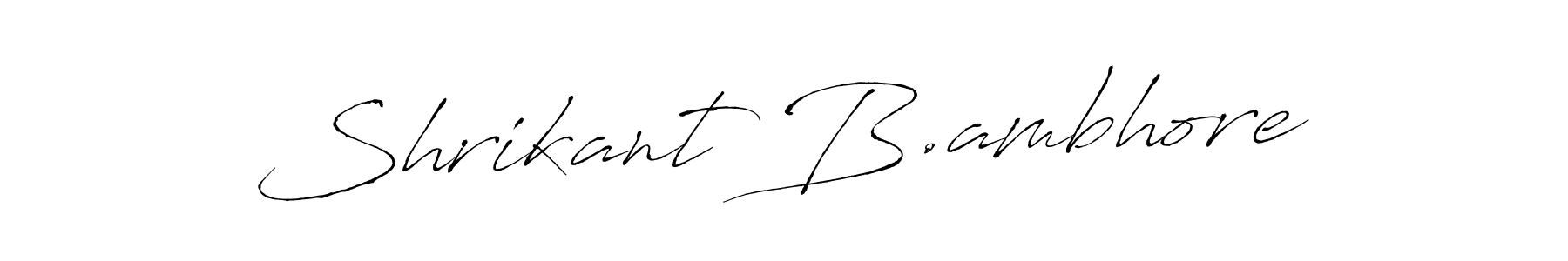 Here are the top 10 professional signature styles for the name Shrikant B.ambhore. These are the best autograph styles you can use for your name. Shrikant B.ambhore signature style 6 images and pictures png