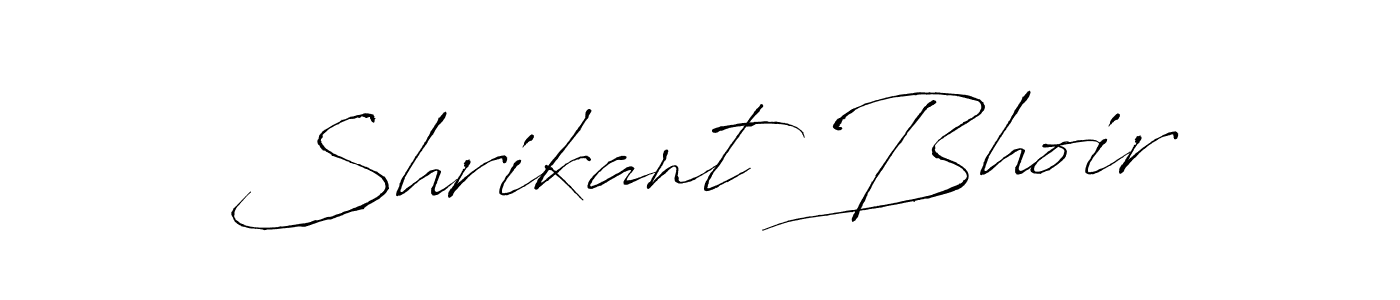 Similarly Antro_Vectra is the best handwritten signature design. Signature creator online .You can use it as an online autograph creator for name Shrikant Bhoir. Shrikant Bhoir signature style 6 images and pictures png