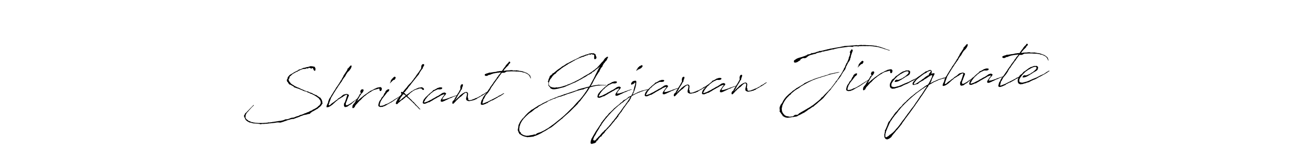 Make a beautiful signature design for name Shrikant Gajanan Jireghate. Use this online signature maker to create a handwritten signature for free. Shrikant Gajanan Jireghate signature style 6 images and pictures png