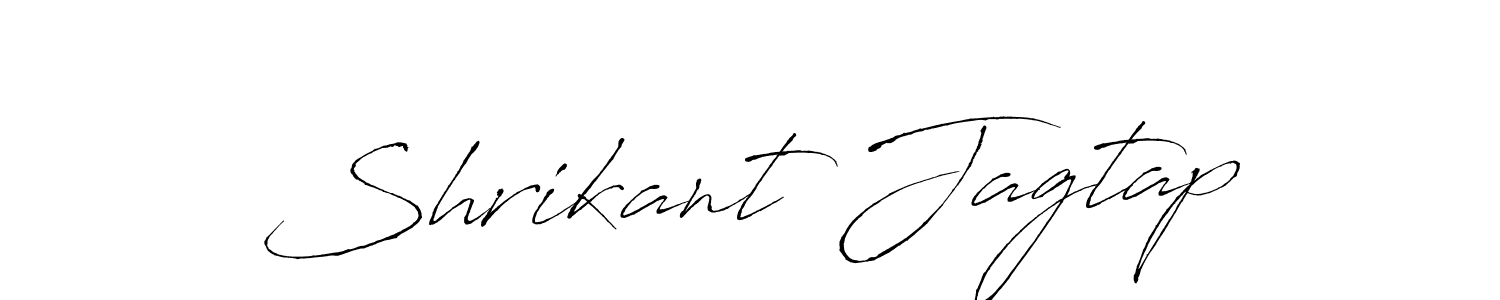 You should practise on your own different ways (Antro_Vectra) to write your name (Shrikant Jagtap) in signature. don't let someone else do it for you. Shrikant Jagtap signature style 6 images and pictures png