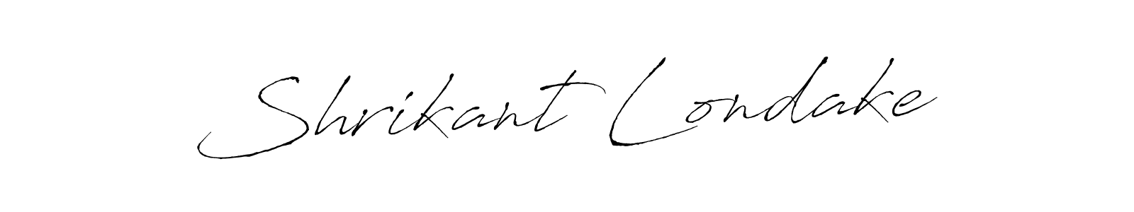 You can use this online signature creator to create a handwritten signature for the name Shrikant Londake. This is the best online autograph maker. Shrikant Londake signature style 6 images and pictures png