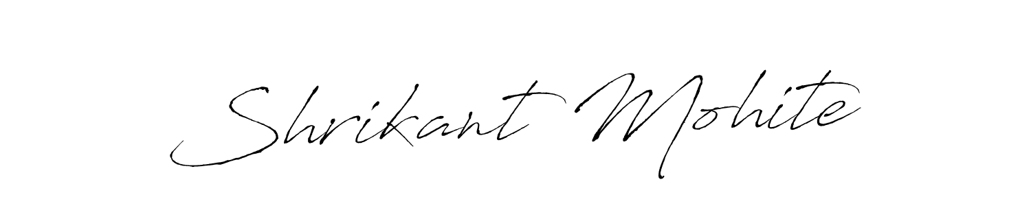 Make a beautiful signature design for name Shrikant Mohite. Use this online signature maker to create a handwritten signature for free. Shrikant Mohite signature style 6 images and pictures png