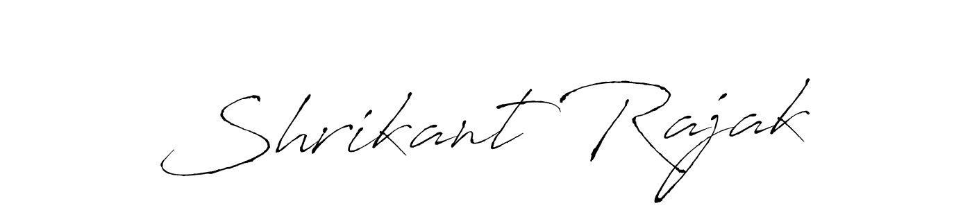 Create a beautiful signature design for name Shrikant Rajak. With this signature (Antro_Vectra) fonts, you can make a handwritten signature for free. Shrikant Rajak signature style 6 images and pictures png