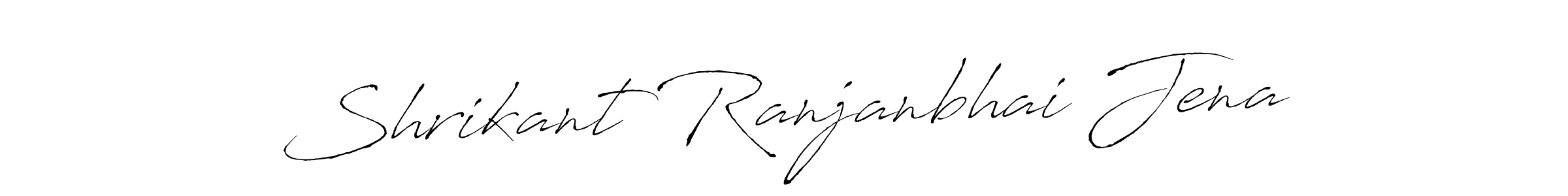 Make a beautiful signature design for name Shrikant Ranjanbhai Jena. Use this online signature maker to create a handwritten signature for free. Shrikant Ranjanbhai Jena signature style 6 images and pictures png