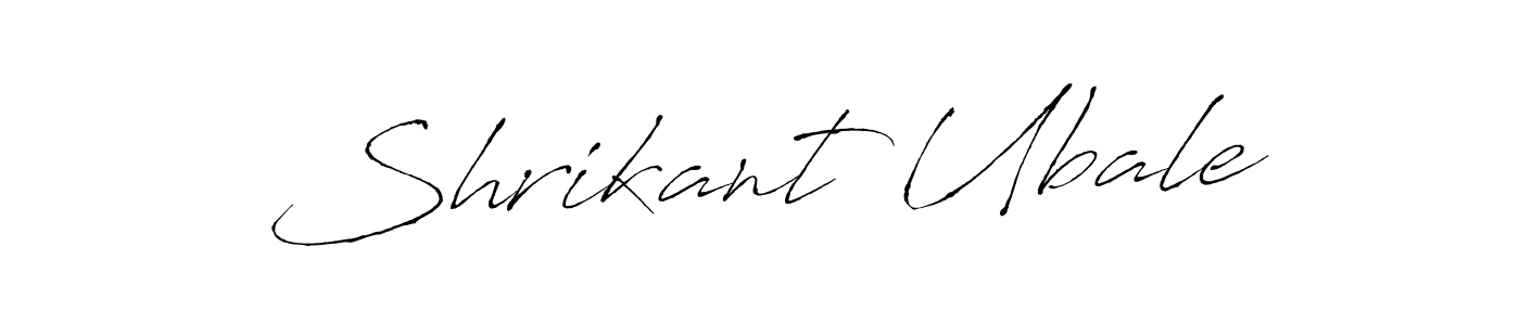 The best way (Antro_Vectra) to make a short signature is to pick only two or three words in your name. The name Shrikant Ubale include a total of six letters. For converting this name. Shrikant Ubale signature style 6 images and pictures png