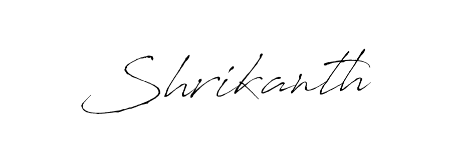 The best way (Antro_Vectra) to make a short signature is to pick only two or three words in your name. The name Shrikanth include a total of six letters. For converting this name. Shrikanth signature style 6 images and pictures png