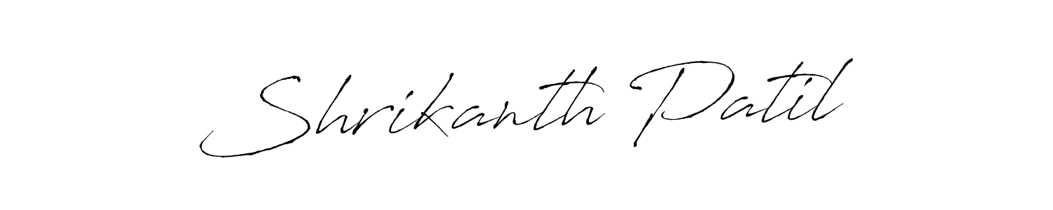 Make a beautiful signature design for name Shrikanth Patil. Use this online signature maker to create a handwritten signature for free. Shrikanth Patil signature style 6 images and pictures png