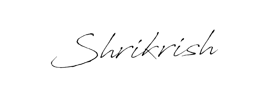 Use a signature maker to create a handwritten signature online. With this signature software, you can design (Antro_Vectra) your own signature for name Shrikrish. Shrikrish signature style 6 images and pictures png