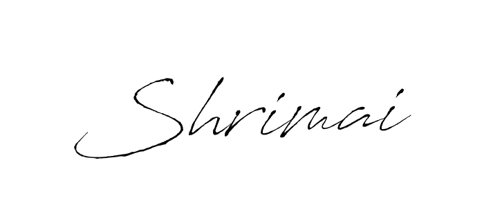 Create a beautiful signature design for name Shrimai. With this signature (Antro_Vectra) fonts, you can make a handwritten signature for free. Shrimai signature style 6 images and pictures png