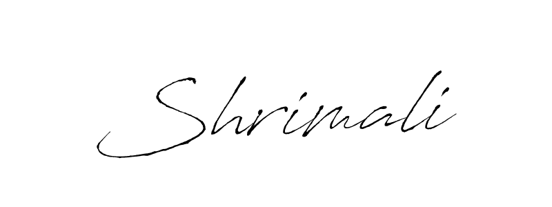 Create a beautiful signature design for name Shrimali. With this signature (Antro_Vectra) fonts, you can make a handwritten signature for free. Shrimali signature style 6 images and pictures png