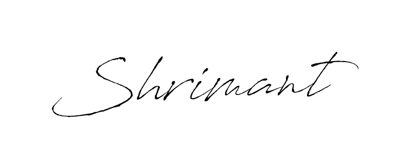 if you are searching for the best signature style for your name Shrimant. so please give up your signature search. here we have designed multiple signature styles  using Antro_Vectra. Shrimant signature style 6 images and pictures png