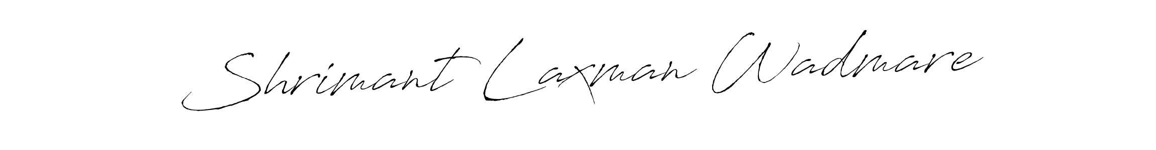 How to Draw Shrimant Laxman Wadmare signature style? Antro_Vectra is a latest design signature styles for name Shrimant Laxman Wadmare. Shrimant Laxman Wadmare signature style 6 images and pictures png