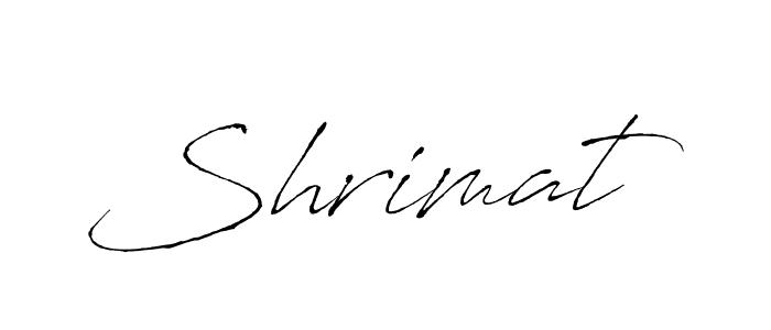 Make a beautiful signature design for name Shrimat. With this signature (Antro_Vectra) style, you can create a handwritten signature for free. Shrimat signature style 6 images and pictures png