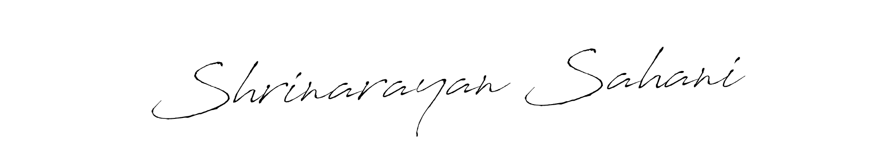 This is the best signature style for the Shrinarayan Sahani name. Also you like these signature font (Antro_Vectra). Mix name signature. Shrinarayan Sahani signature style 6 images and pictures png