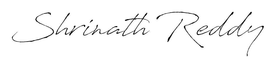 The Antro_Vectra lettering style adds unique flourish to name Shrinath Reddy. Stand out with a custom digital autograph made in seconds. Shrinath Reddy signature style 6 images and pictures png