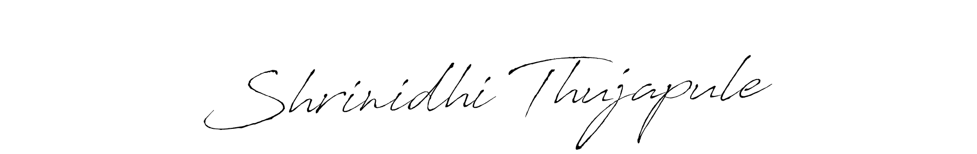 The best way (Antro_Vectra) to make a short signature is to pick only two or three words in your name. The name Shrinidhi Thujapule include a total of six letters. For converting this name. Shrinidhi Thujapule signature style 6 images and pictures png