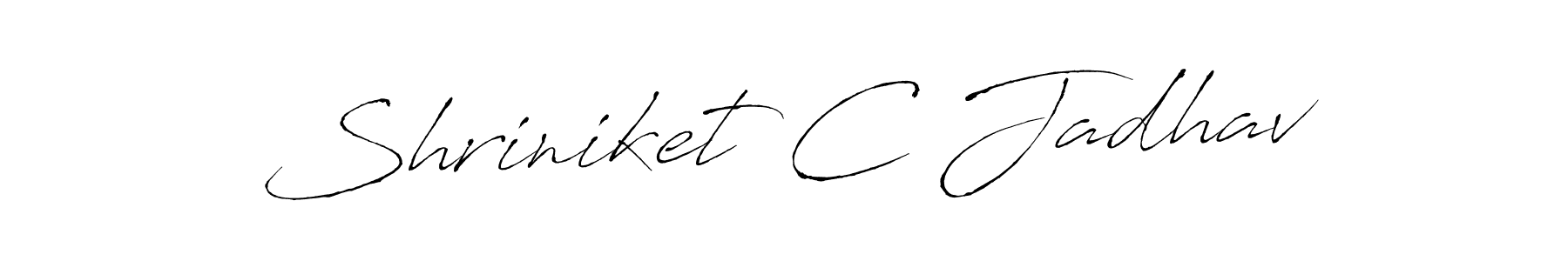 Make a beautiful signature design for name Shriniket C Jadhav. Use this online signature maker to create a handwritten signature for free. Shriniket C Jadhav signature style 6 images and pictures png