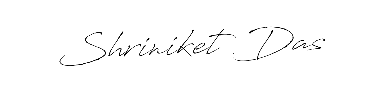 Make a beautiful signature design for name Shriniket Das. With this signature (Antro_Vectra) style, you can create a handwritten signature for free. Shriniket Das signature style 6 images and pictures png