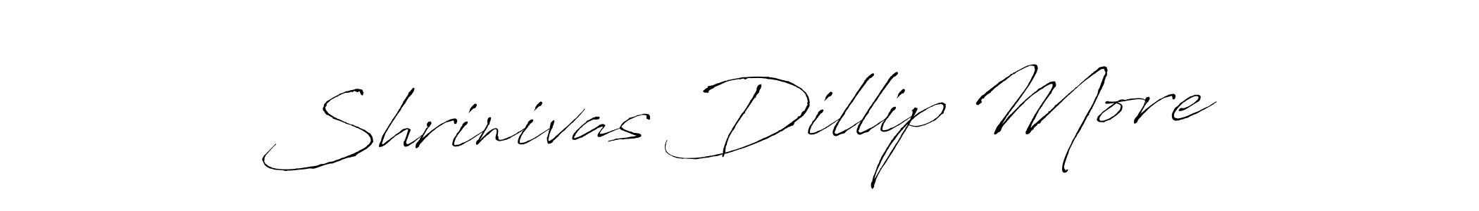 This is the best signature style for the Shrinivas Dillip More name. Also you like these signature font (Antro_Vectra). Mix name signature. Shrinivas Dillip More signature style 6 images and pictures png