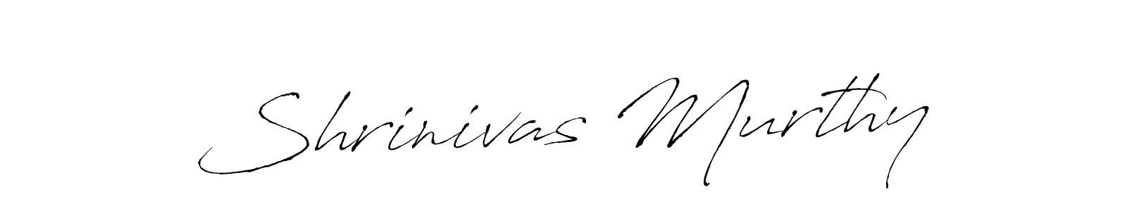 Design your own signature with our free online signature maker. With this signature software, you can create a handwritten (Antro_Vectra) signature for name Shrinivas Murthy. Shrinivas Murthy signature style 6 images and pictures png