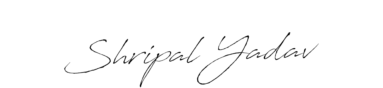 Make a beautiful signature design for name Shripal Yadav. With this signature (Antro_Vectra) style, you can create a handwritten signature for free. Shripal Yadav signature style 6 images and pictures png