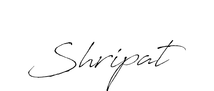 Design your own signature with our free online signature maker. With this signature software, you can create a handwritten (Antro_Vectra) signature for name Shripat. Shripat signature style 6 images and pictures png