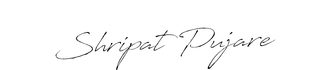 Create a beautiful signature design for name Shripat Pujare. With this signature (Antro_Vectra) fonts, you can make a handwritten signature for free. Shripat Pujare signature style 6 images and pictures png