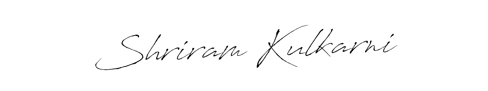 How to make Shriram Kulkarni signature? Antro_Vectra is a professional autograph style. Create handwritten signature for Shriram Kulkarni name. Shriram Kulkarni signature style 6 images and pictures png