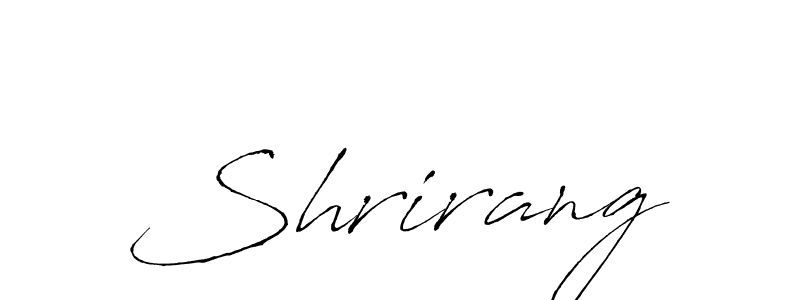 Also we have Shrirang name is the best signature style. Create professional handwritten signature collection using Antro_Vectra autograph style. Shrirang signature style 6 images and pictures png