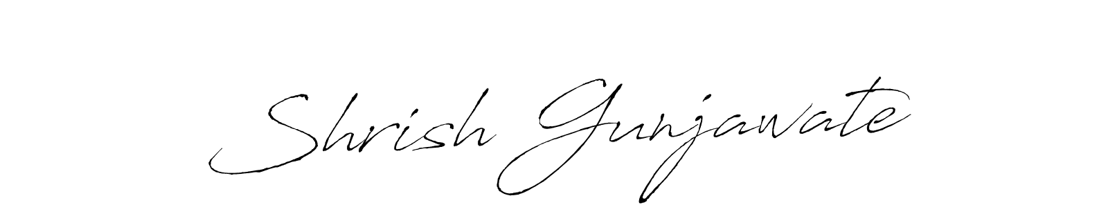 You should practise on your own different ways (Antro_Vectra) to write your name (Shrish Gunjawate) in signature. don't let someone else do it for you. Shrish Gunjawate signature style 6 images and pictures png