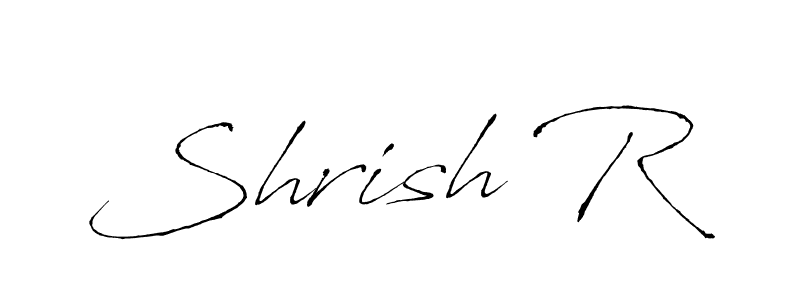 Also we have Shrish R name is the best signature style. Create professional handwritten signature collection using Antro_Vectra autograph style. Shrish R signature style 6 images and pictures png