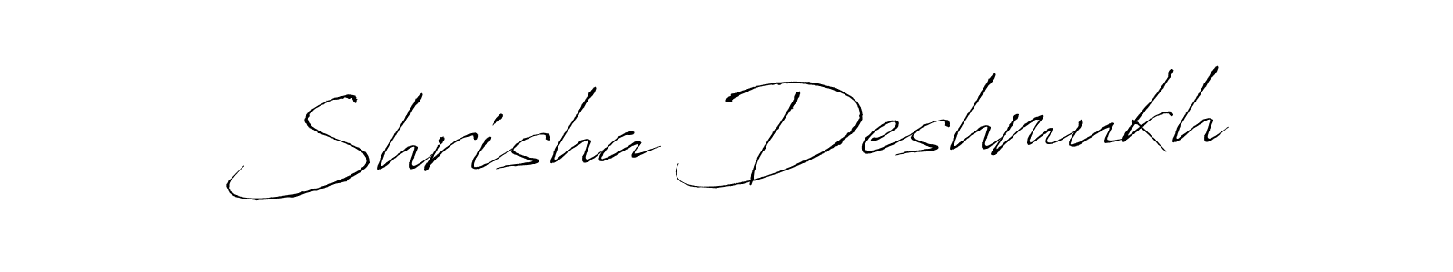 You should practise on your own different ways (Antro_Vectra) to write your name (Shrisha Deshmukh) in signature. don't let someone else do it for you. Shrisha Deshmukh signature style 6 images and pictures png