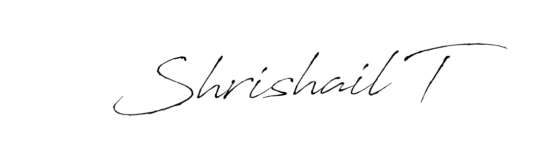 Antro_Vectra is a professional signature style that is perfect for those who want to add a touch of class to their signature. It is also a great choice for those who want to make their signature more unique. Get Shrishail T name to fancy signature for free. Shrishail T signature style 6 images and pictures png