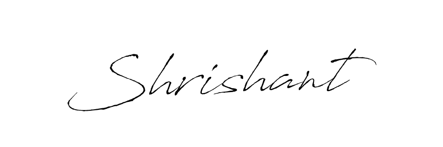 How to make Shrishant signature? Antro_Vectra is a professional autograph style. Create handwritten signature for Shrishant name. Shrishant signature style 6 images and pictures png
