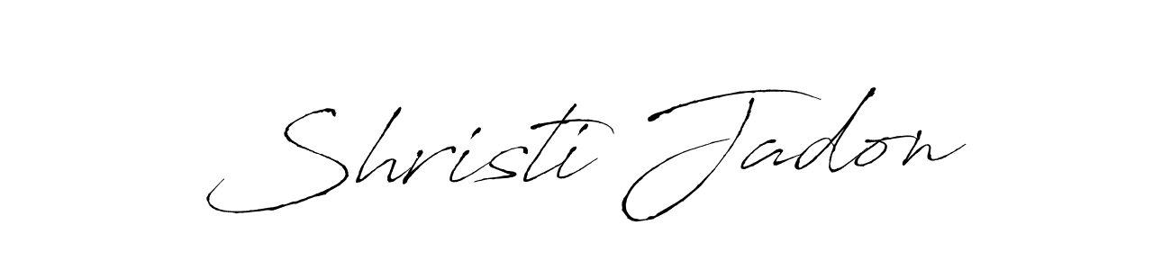 You can use this online signature creator to create a handwritten signature for the name Shristi Jadon. This is the best online autograph maker. Shristi Jadon signature style 6 images and pictures png
